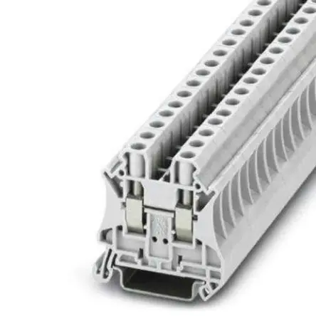 Produktfoto 1 von Phoenix Contact UT 6 Anschlussklemmenblock für Durchkontaktierung 1 Weiß, 0.2mm², 10 mm², 1kV Schraubbefestigung