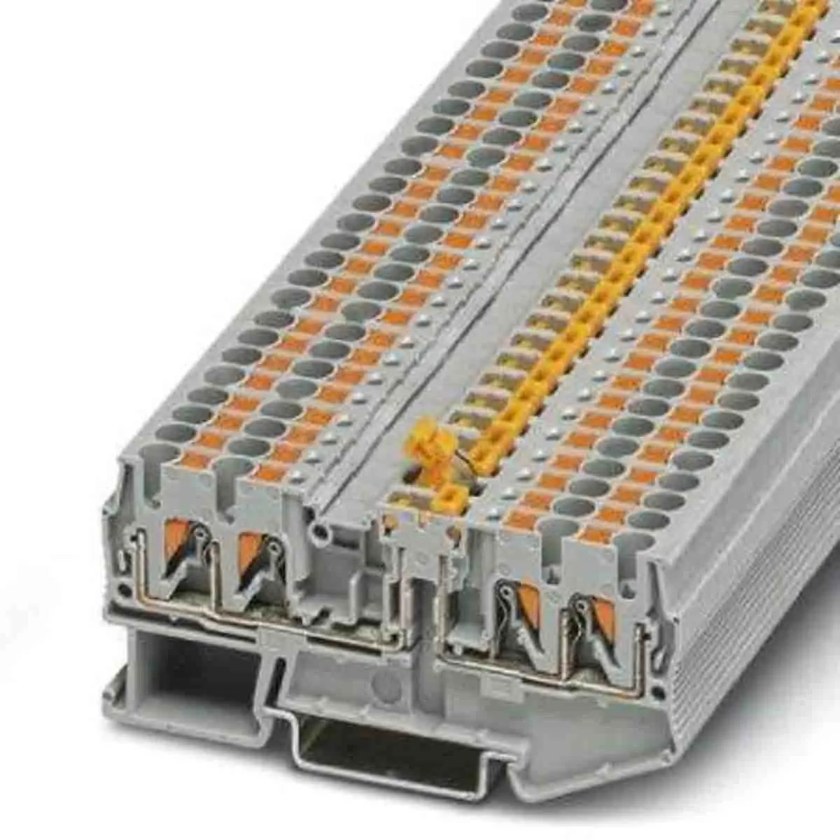 Produktfoto 1 von Phoenix Contact PTC Trenn- und Messtrennreihenklemme 1 Grau, 0.14 to 4 mm², 400 V Einsteck-Anschluss ATEX, IECEx