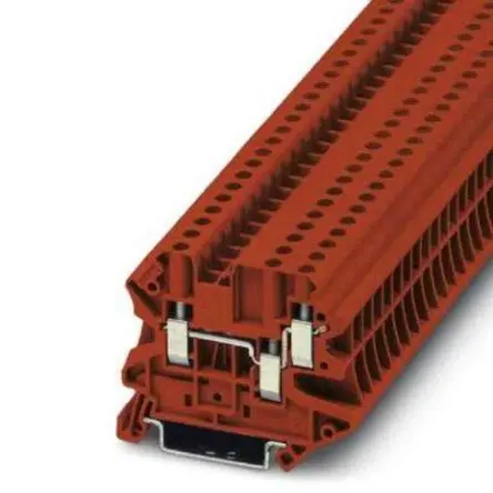 Produktfoto 1 von Phoenix Contact UT 4 Anschlussklemmenblock für Durchkontaktierung 1 Rot, 0.14mm², 6 mm², 500V Schraubbefestigung
