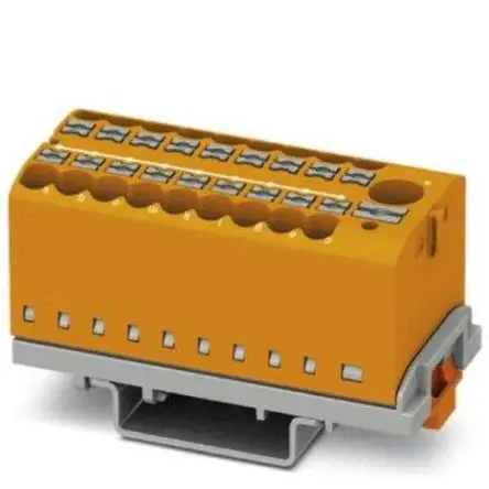 Produktfoto 1 von Phoenix Contact Verteilerblock 19-polig / 690V 24A, Polyamid Orange, IP20