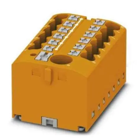 Produktfoto 1 von Phoenix Contact Verteilerblock 13-polig / 450V 24A, Polyamid Orange, IP20