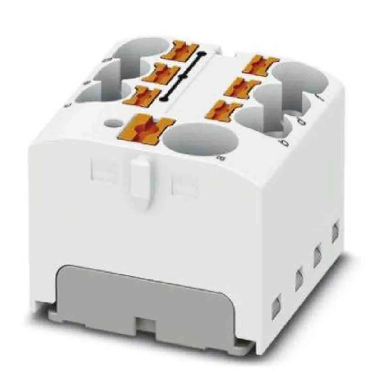 Produktfoto 1 von Phoenix Contact Verteilerblock 7-polig / 450 V 32A, Polyamid Weiß, IP20