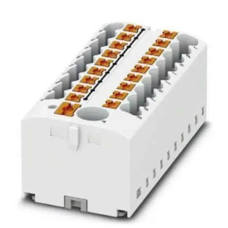 Produktfoto 1 von Phoenix Contact Verteilerblock 19-polig / 450V 24A, Polyamid Weiß, IP20