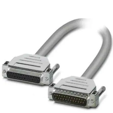 Produktfoto 1 von Phoenix Contact D25SUB Serielles Kabel / D-Sub, 25-polig Buchse / DB25-Stecker Stecker, 6 m Polyvinylchlorid, Grau, CSA,