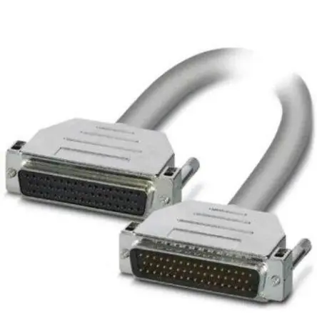 Produktfoto 1 von Phoenix Contact D50SUB Serielles Kabel / D-Sub, 50-polig Buchse / DB50 Stecker, 1.5 m Halbsteifes Polyvinylchlorid,