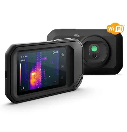 Produktfoto 1 von FLIR C5 Wärmebildkamera mit WLAN Fokusfrei 160 x 120 pixel, 400 °C / 70mK, ISO-kalibriert