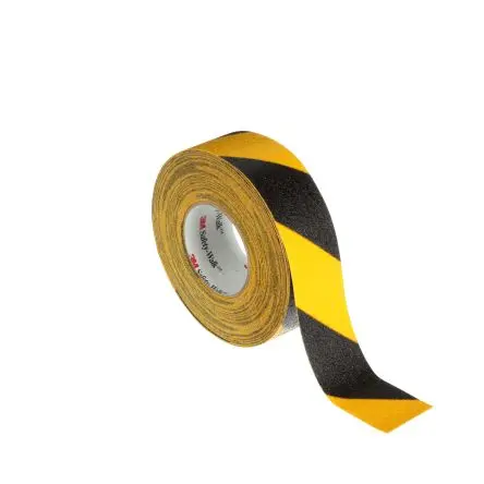 Produktfoto 1 von 3M 613 Safety Walk 613 Antirutsch-Bodenmarkierungsband Schwarz, Gelb Selbstklebend, Stärke 1.01 mm, 50.8mm x 18.3 m
