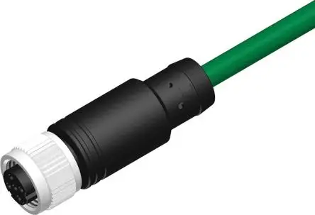 Produktfoto 1 von RS PRO CBF12, 4-polig Kabel, M12 / Nicht abgeschlossen, Länge 10 m