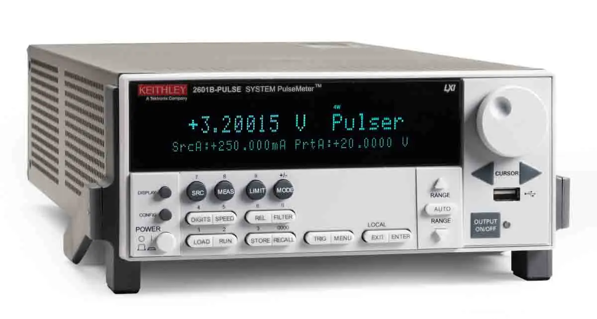 Produktfoto 1 von Keithley 2601B 1 Sourcemeter 40.4W, 100 mV to 40 V / 100 nA - 10 A, 0.5 Ω to 100 Ω, SMU : 1 kohm