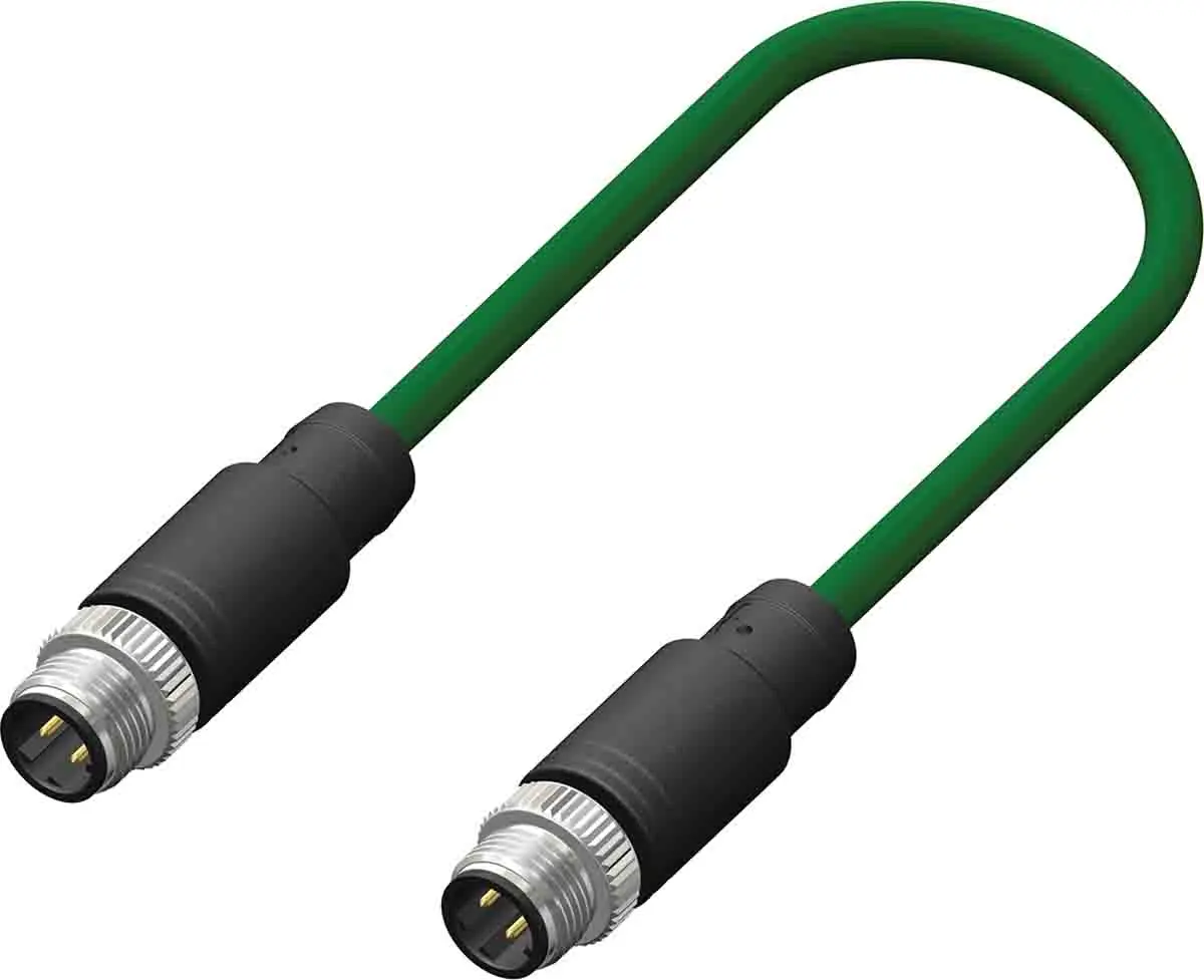 Produktfoto 1 von RS PRO CDM12, 4-polig Sensor-Betätigungselementkabel, Gerade Stecker 4 / M12 Stecker, Länge 10 m