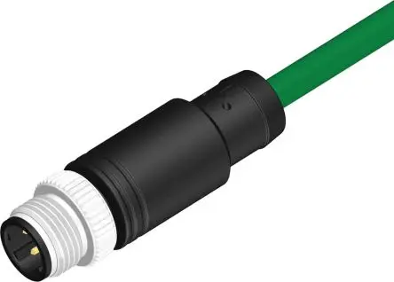 Produktfoto 1 von RS PRO CBM12, 4-polig Rundsteckverbinder, M12-Stecker, Länge 5 m