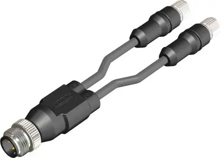 Produktfoto 1 von RS PRO 01BPVC, 4-polig Sensor-Betätigungselementkabel, M8 Stecker 3 / M8 Buchse, Länge 1 m