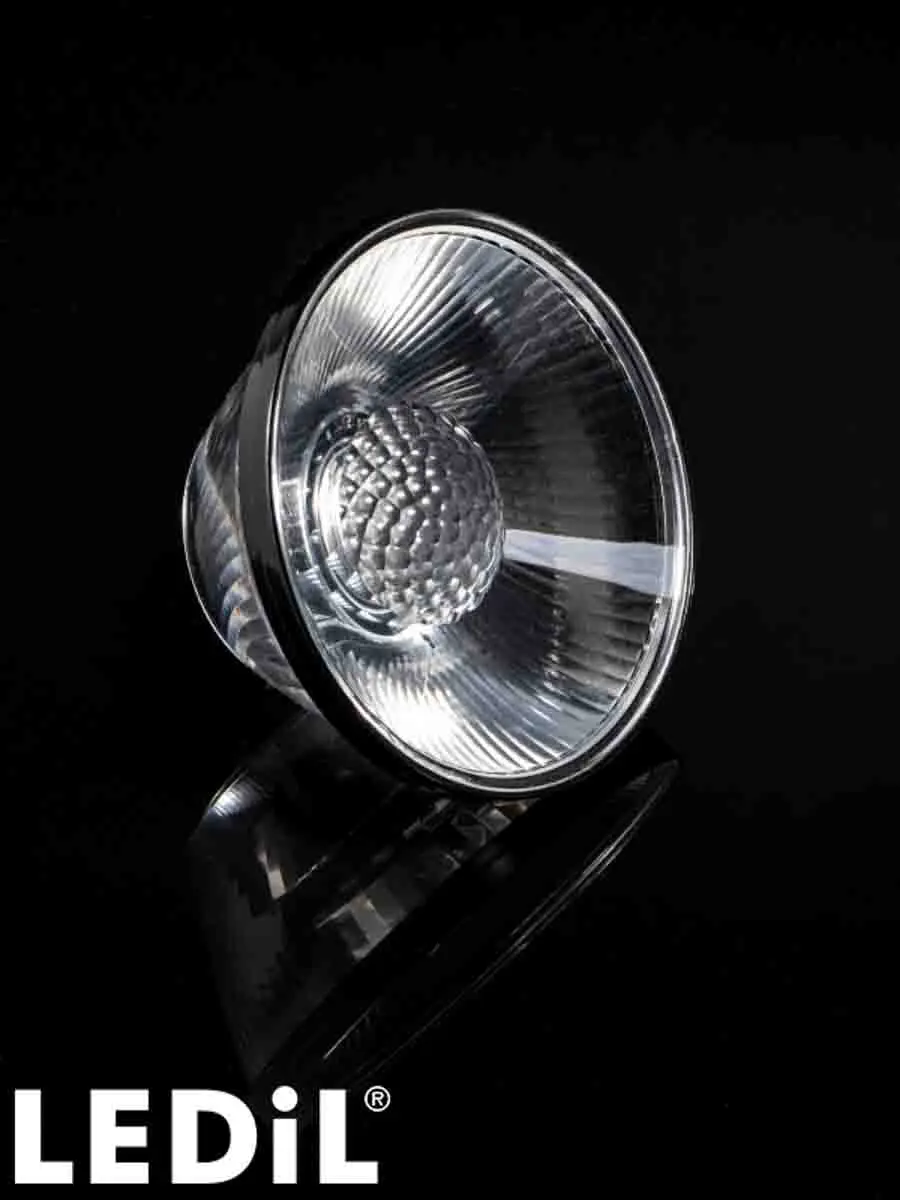 Produktfoto 1 von Ledil SAKURA-70 LED Linse Rund aus Silikon, Klar 15°