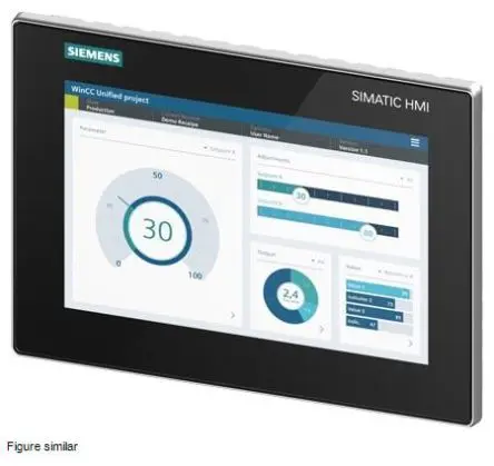 Produktfoto 1 von Siemens, SIMATIC, HMI-Bediengerät, TFT, 1280 x 800 pixel, 10.1 Zoll