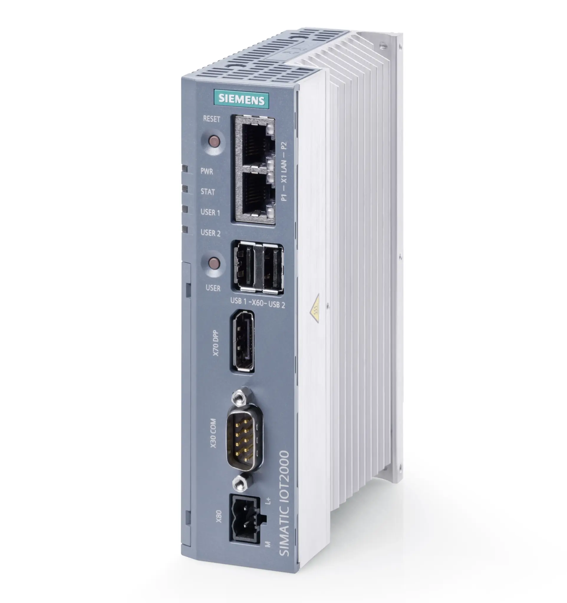 Produktfoto 1 von Siemens IOT2050 Advanced Intelligentes Gateway ARM TI AM6548 HS 2GB, 1 COM-Port, DDR4 Ethernet