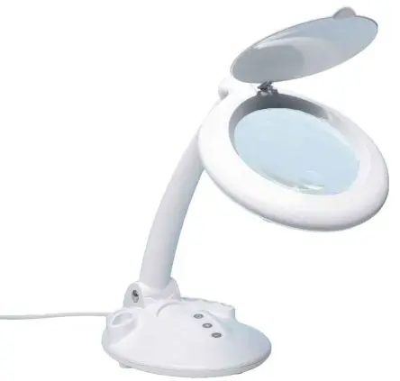 Produktfoto 1 von RS PRO LED Lupenleuchte Tischleuchte, 125 mm Linse 125 mm, 11 W, Reichweite 600 mm
