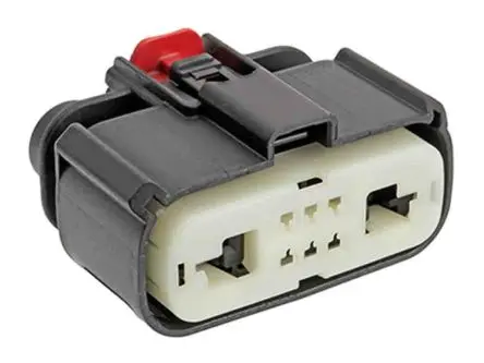 Produktfoto 1 von Molex 160078 Steckverbindergehäuse, Kabel, Hybride Mat-Sealed, Crimpbefestigung, Buchse, 8-polig, Schwarz / 2-reihig