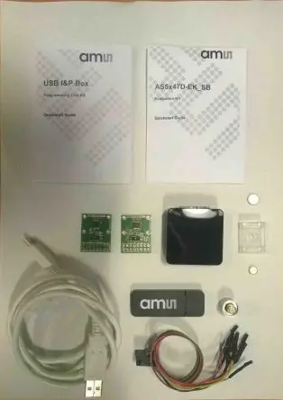 ams OSRAM AS5X47D Evaluierungskit Entwicklungstool Sensor, Positionssensor für Rotative Motorsteuerung