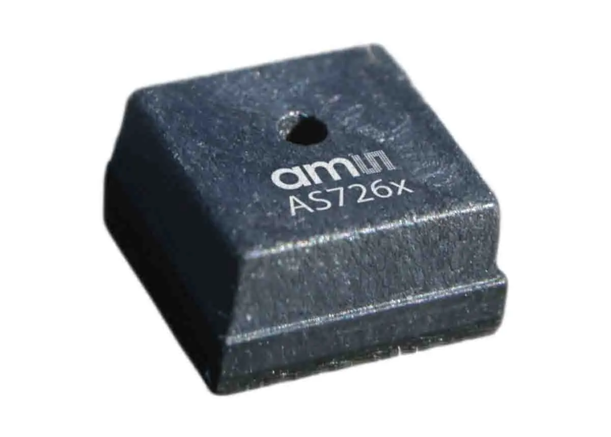 Produktfoto 1 von ams OSRAM Farbsensor, Farbiges Licht, Oberfläche, 20-Pin, LGA