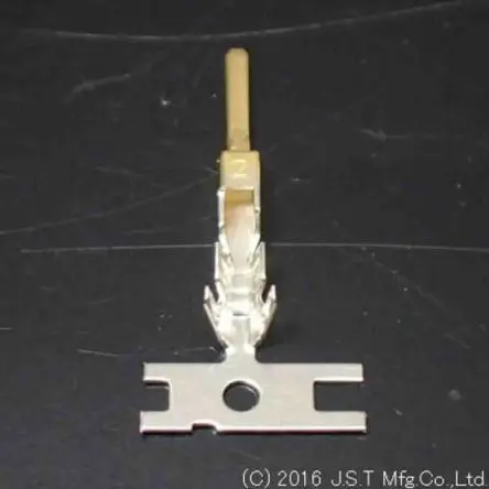 Produktfoto 1 von JST J2000 Crimp-Anschlussklemme für Automatischer Crimp-Applikator, Stecker Crimpbefestigung 22 AWG, Gold 18 AWG