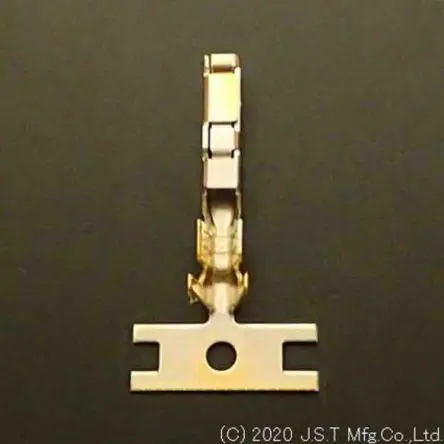 Produktfoto 1 von JST J2000 Crimp-Anschlussklemme für Automatischer Crimp-Applikator, Stecker Crimpbefestigung 22 AWG, Gold 18 AWG
