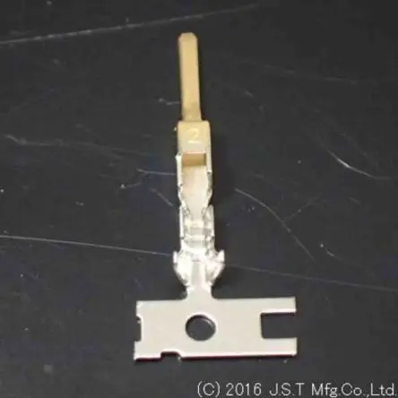 Produktfoto 1 von JST J2000 Crimp-Anschlussklemme für Automatischer Crimp-Applikator, Stecker Crimpbefestigung 28 AWG, Gold 28 AWG