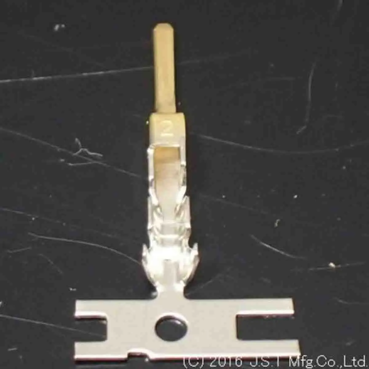 Produktfoto 1 von JST J2000 Crimp-Anschlussklemme für Automatischer Crimp-Applikator, Stecker Crimpbefestigung 24 AWG, Gold 24 AWG