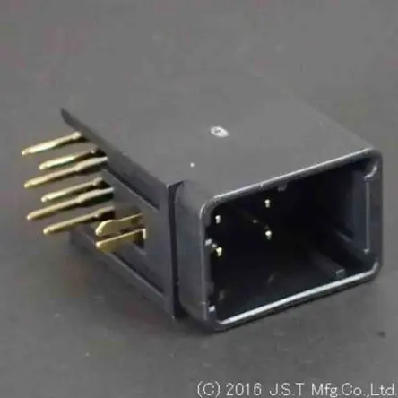 JST JFA J2000 Leiterplattenleiste gewinkelt, 6-polig / 2-reihig, Raster 2.5 mm Raster Durchsteckmontage, Kabel-Platine,