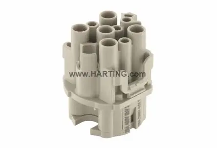 Produktfoto 1 von HARTING 09155123102 Modul für robusten Stromversorgungsstecker Buchse, 4-polig 20A, Kabel, Einfügen