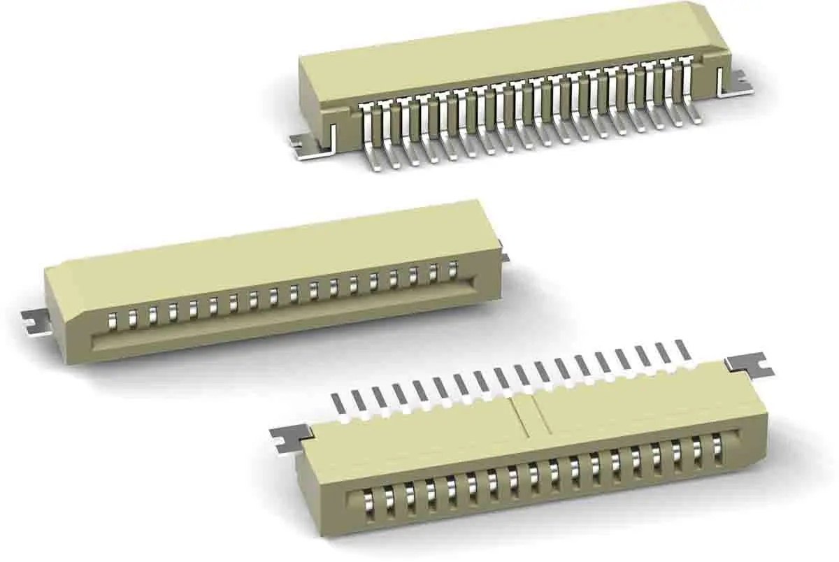 Produktfoto 1 von Wurth Elektronik WR-FPC Leiterplattenleiste Horizontal, 22-polig / 1-reihig, Raster 1 mm Raster Oberfläche,
