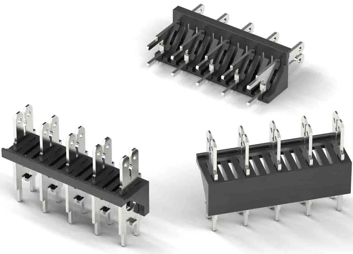 Wurth Elektronik WR-FAST Leiterplattenleiste Vertikal, 5-polig / 1-reihig, Raster 5.08 mm Raster Durchsteckmontage,