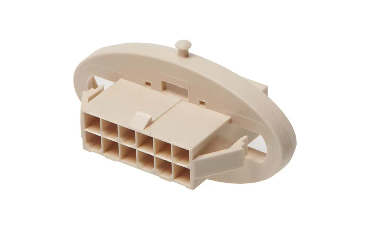 Molex 207017 Buchse Crimpsteckverbinder-Gehäuse 4.2 mm, 8-polig / 2-reihig Gerade