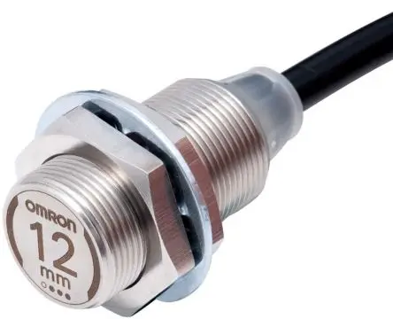 Produktfoto 1 von Omron E2EW M18 Induktiver Näherungssensor, Gewinderohr PnP / 200mA 12 mm, IP67 30 V dc