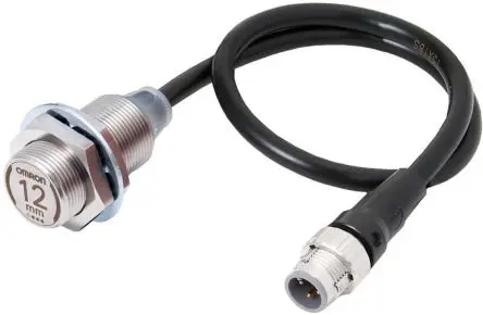 Produktfoto 1 von Omron E2EW M18 Induktiver Näherungssensor, Gewinderohr NPN / 30mA 12 mm, IP67 30 V dc