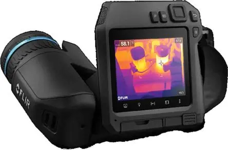 Produktfoto 1 von FLIR T540 T500 Wärmebildkamera WLAN, USB 2.0, Bluetooth Automatisch 464 x 348 Pixel, 1500 °C / 50mK