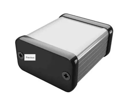 Produktfoto 1 von Actuonix Gehäuse der Entwicklungsplatine, Grau, Aluminium, für Linear-Betätigungselement-Steuerplatine