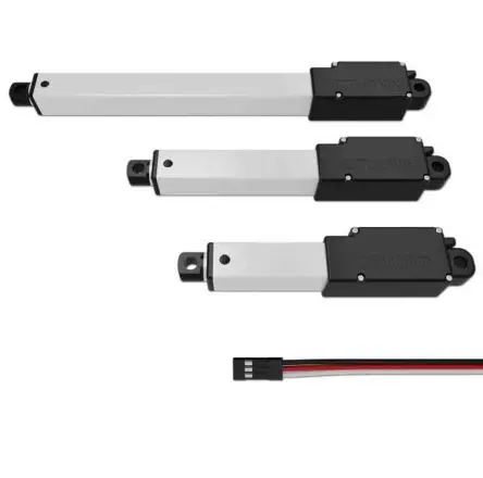 Produktfoto 1 von Actuonix 100 mm L12 6V dc Elektrischer Linearantrieb, 80N Last 6.5mm/s, IP54