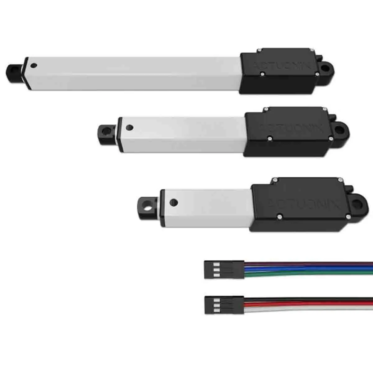 Produktfoto 1 von Actuonix L12 Elektrischer Linearantrieb 12V dc 30mm Hub, 6.5mm/s. 80N max. Kraft