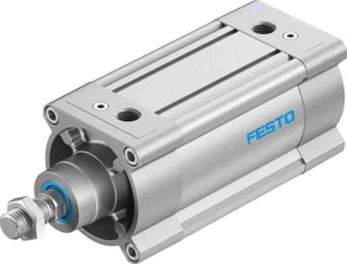 Produktfoto 1 von Festo DSBC 1384808 Pneumatikzylinder 100 mm Doppeltwirkend, Bohrung Ø 100 mm, bis 12 bar