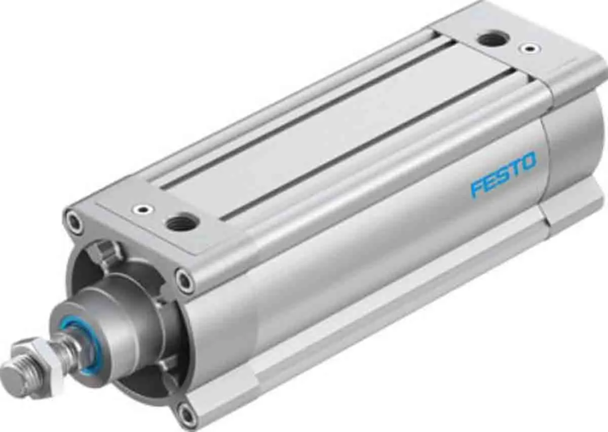 Produktfoto 1 von Festo DSBC-100-200-PPVA-N3 1384811 Pneumatikzylinder 200 mm Doppeltwirkend, Bohrung Ø 100 mm, bis 12 bar