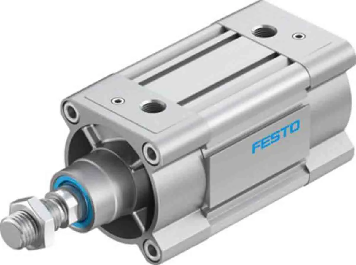 Produktfoto 1 von Festo DSBC-80-50-D3-PPVA-N3 3656635 Pneumatikzylinder 50 mm Doppeltwirkend, Bohrung Ø 80 mm, bis 12 bar