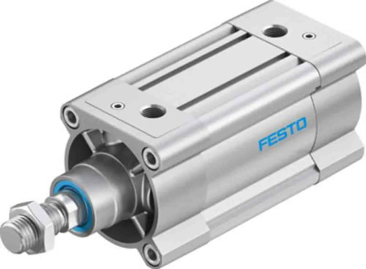 Produktfoto 1 von Festo DSBC-80-60-PPVA-N3 2126597 Pneumatikzylinder 60 mm Doppeltwirkend, Bohrung Ø 80 mm, bis 12 bar