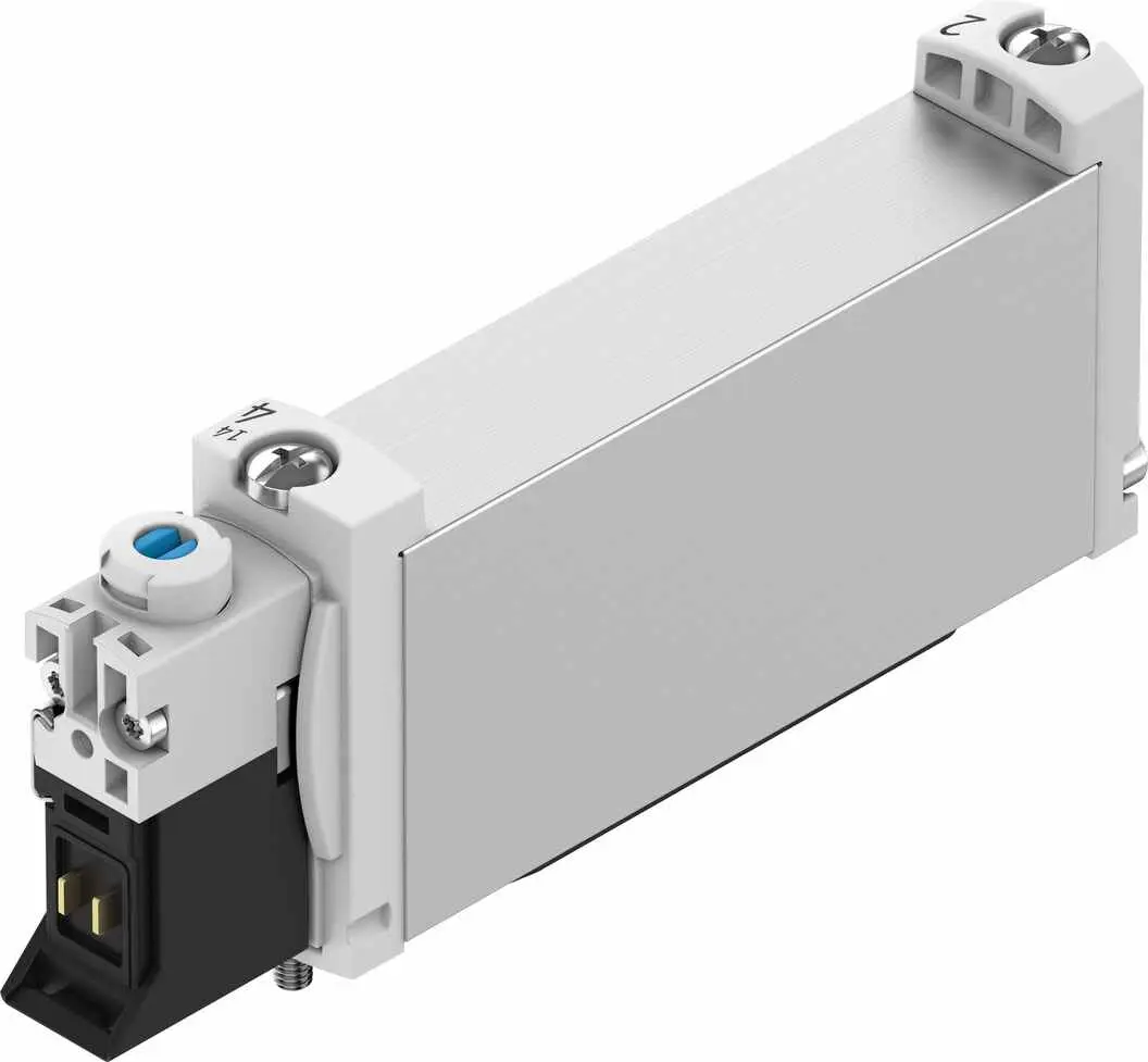 Produktfoto 1 von Festo VUVG 566516 Magnetventil 5/2 Monostable Verteiler, Elektrisch-betätigt