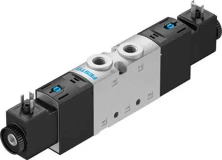 Produktfoto 1 von Festo 5/3 geschlossen VUVS-L20-P53E-MD-G18-F7-1C1 Magnetventil G, Elektrisch-betätigt 24V