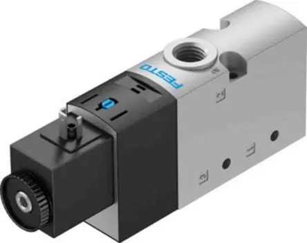 Produktfoto 1 von Festo 3/2 geschlossen monostabil VUVS Magnetventil G, Elektrisch-betätigt 24V