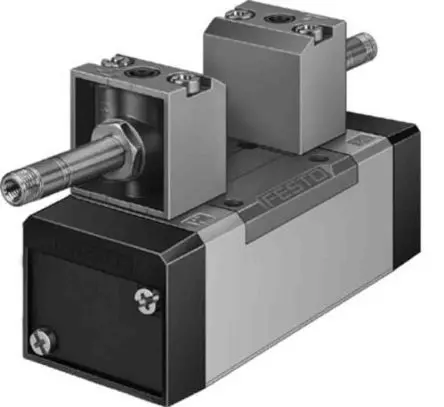 Produktfoto 1 von Festo 5/3 druckfrei MFH Magnetventil Metrisch, Elektrisch-betätigt 24V