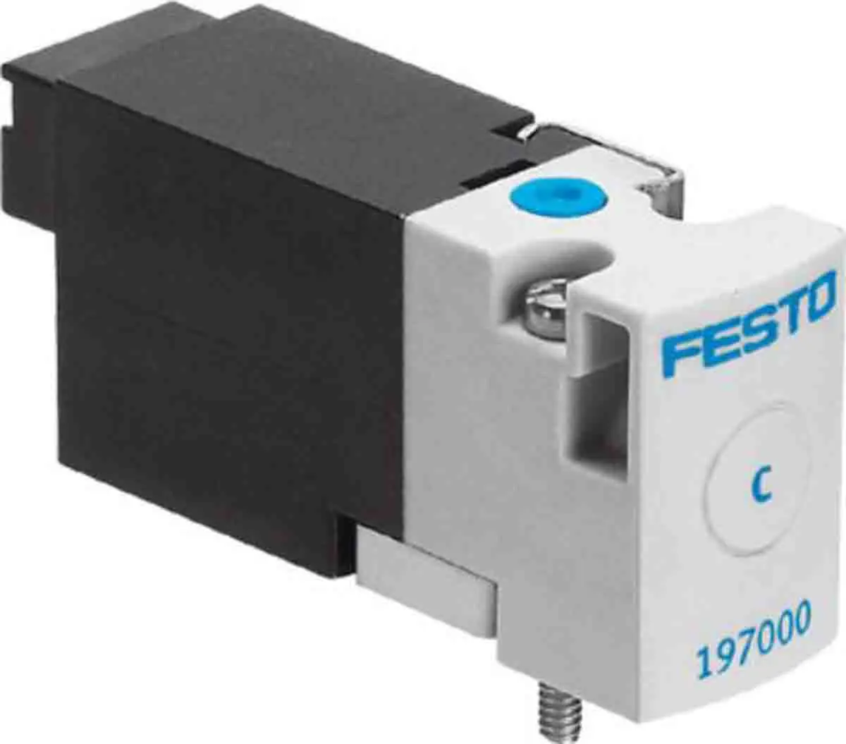 Produktfoto 1 von Festo MHA1 197038 Magnetventil 2/2 Closed Monostable Grundplatte, Elektrisch-betätigt 24V dc