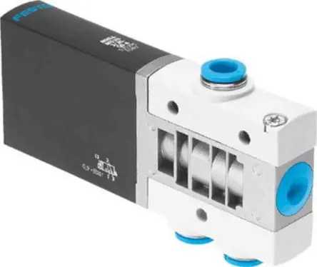 Produktfoto 1 von Festo 3/2 geschlossen monostabil MHE4-MS1H-3/2G-QS-8 Magnetventil, Elektrisch-betätigt 10V
