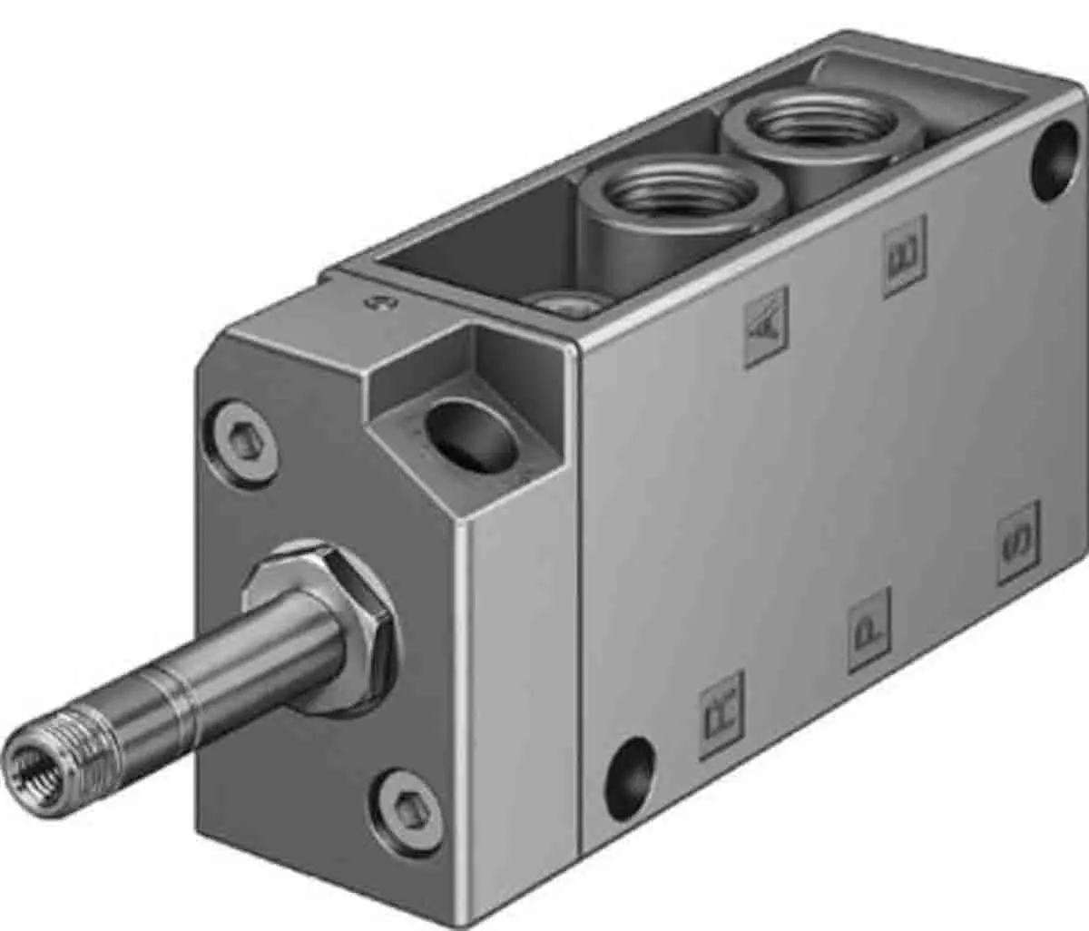 Produktfoto 1 von Festo MFH 535907 Magnetventil 5/2 Monostable Verteiler G1/4, Elektrisch-betätigt