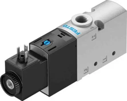 Produktfoto 1 von Festo 3/2 geschlossen monostabil VUVS-L20-M32C-MZD-G18-F7-1C1 Magnetventil G, Elektrisch-betätigt 24V dc